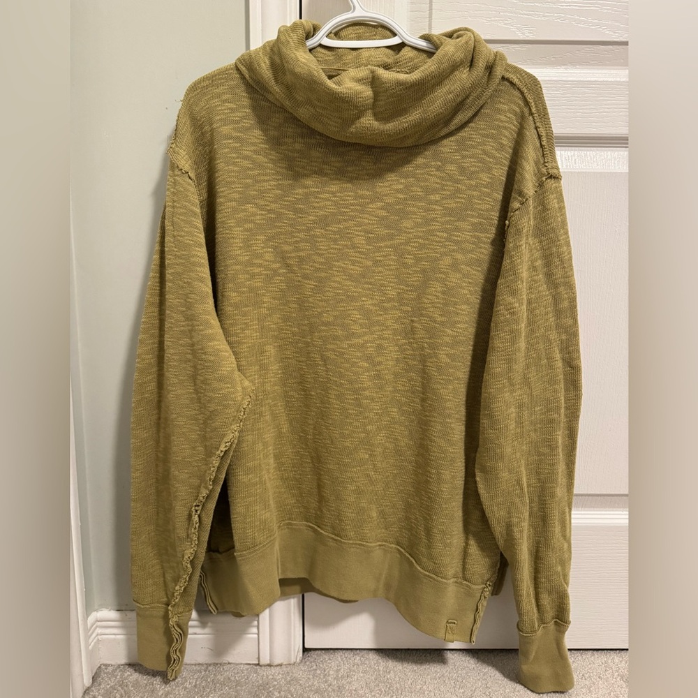 Free People Cowl Neck Oversized Sweatshirt